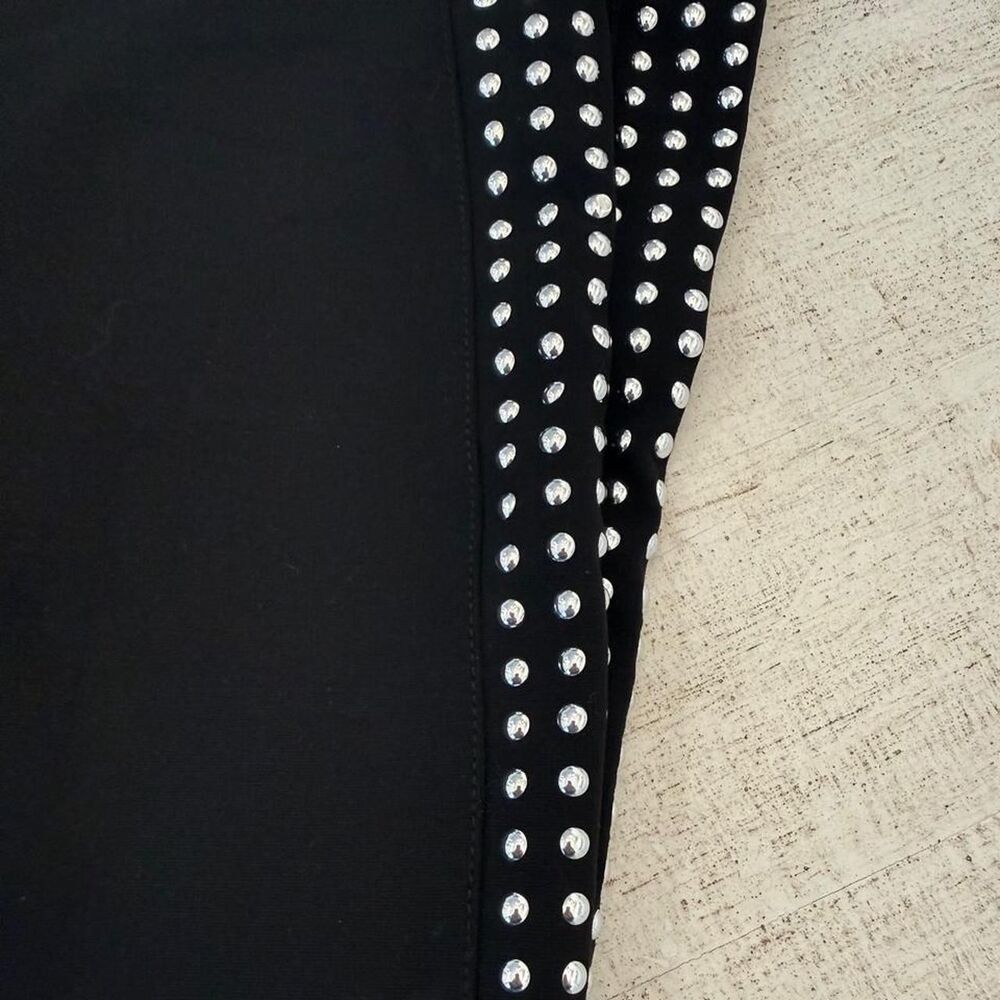 Black Rhinestone Studded Pants Size Small Western Rodeo - Picture 2 of 3